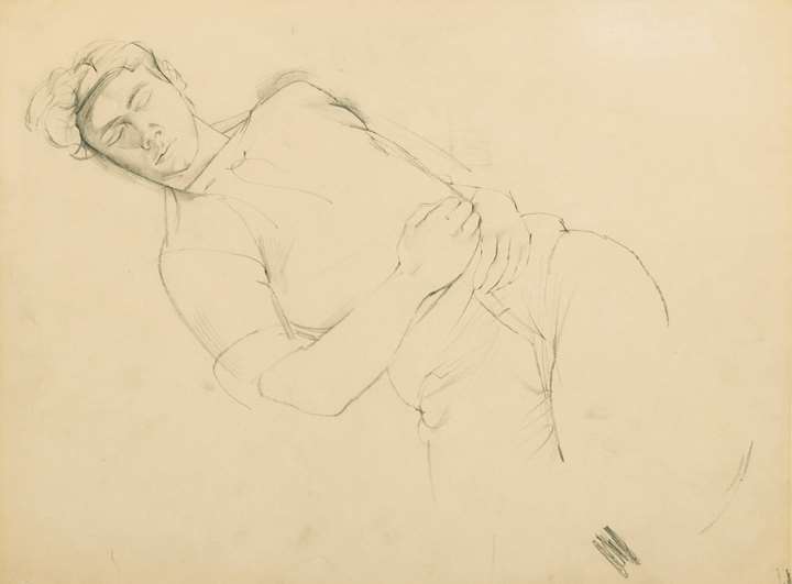 Study of a Young Man Asleep